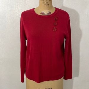 Splendor! lipstick red sweater